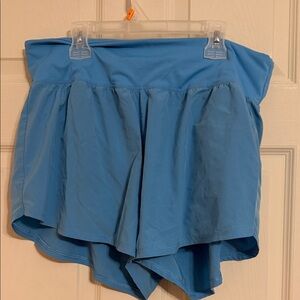 Light Blue Athletic Shorts